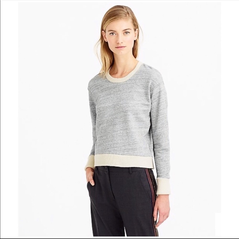 J.Crew Tipped Sweatshirt